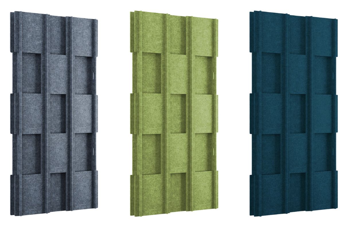 ekrany akustyczne z grubego filcu