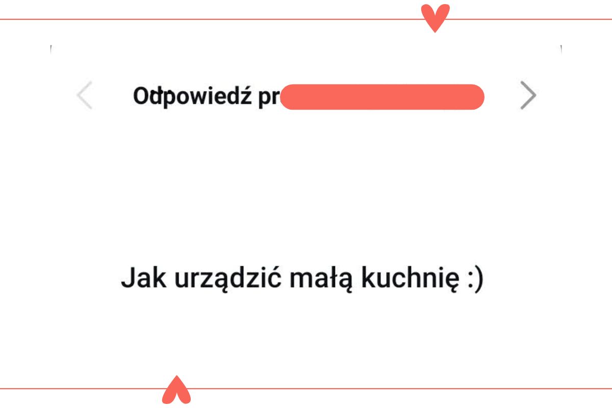 Wpis "Mała kuchnia" to odpowiedź na Wasze "Pytanie o projektowanie", które co poniedziałek możecie zadać na moim Instagramie i Facebooku