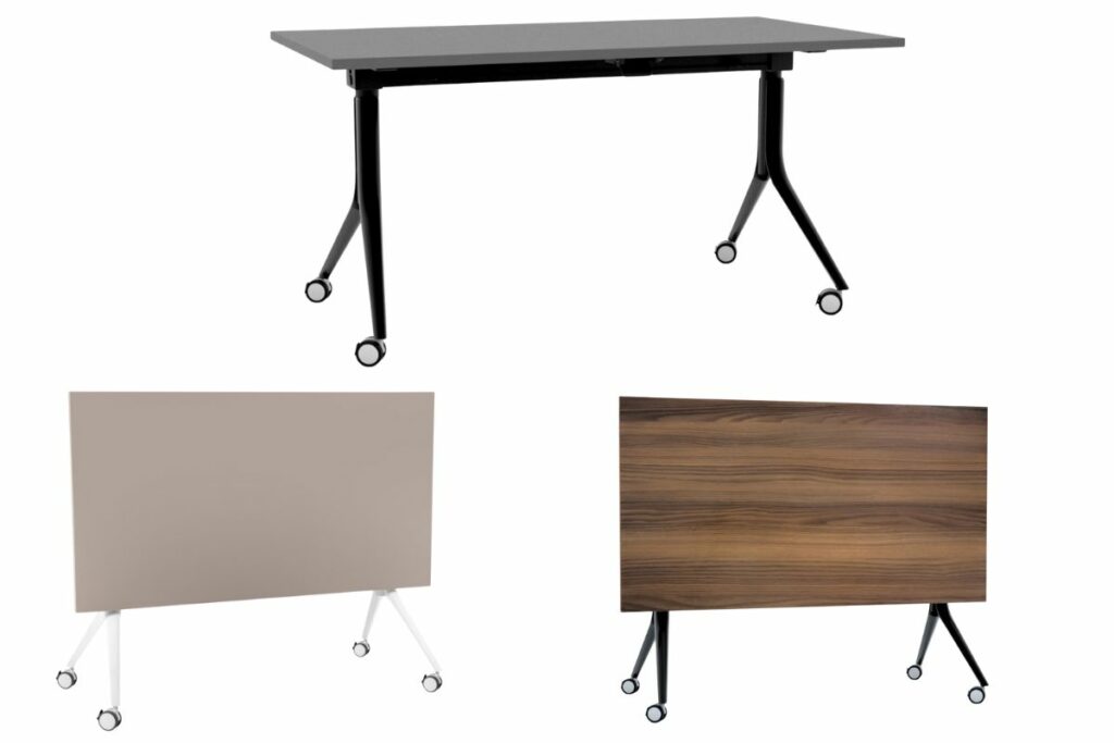 biurko składane Carl - z kółkami