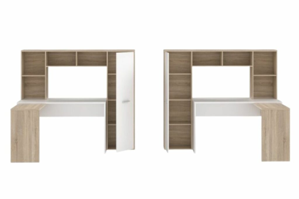 biurko narożne Z REGAŁEM